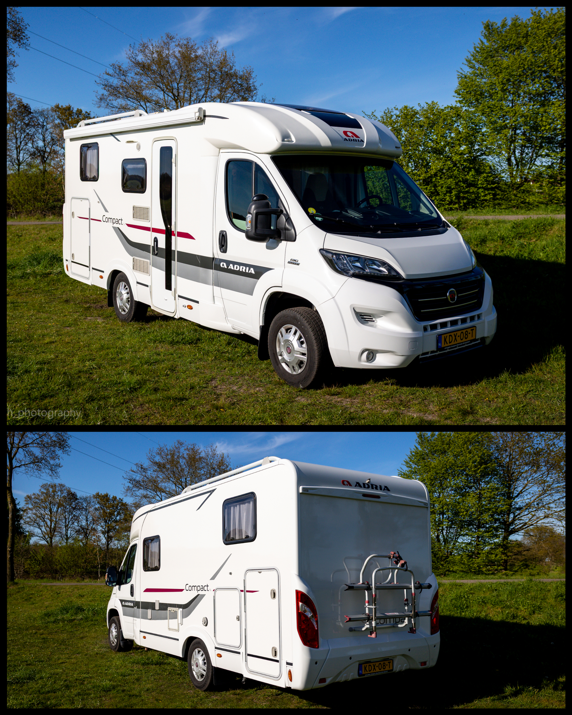 Overzicht van de camper